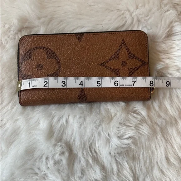 Brown Monogram Zip Wallet - Picture 6 of 7